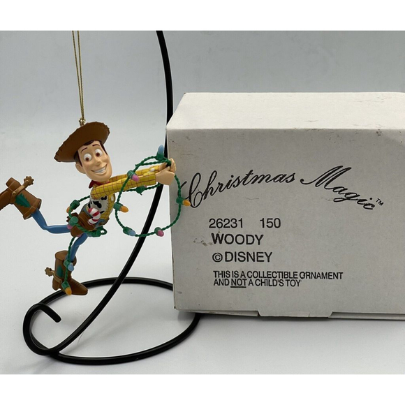 Disney Christmas Magic Ornaments W/Box  Woody Buzz Winnie Simba Set/4 - Picture 12 of 12